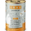 Grau | Geflügel & Vollkornreis | 6 Dosen Katzenfutter -Heimtierbedarf Geschäft 00007813 Katze Gefluegel Vollkornreis 400g 600x600