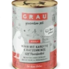 Grau | Huhn, Karotte & Katzenminze | 6 Dosen Katzenfutter 1 Grau | Huhn, Karotte & Katzenminze | 6 Dosen Katzenfutter -Heimtierbedarf Geschäft 00007894 Katze Huhn Karotte Katzenminze 400g 600x600