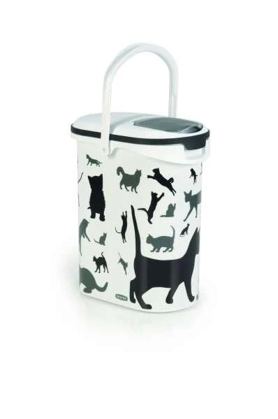 Beeztees Container Silhouette Cat, 10 Liter 3 Beeztees Container Silhouette Cat, 10 Liter