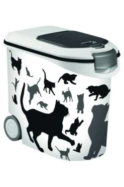 Beeztees Container Silhouette Cat, 35 Liter