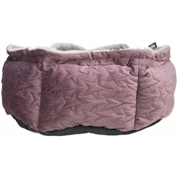 Trixie Bett Estelle Samt-Optik ø 50 Cm Beere/ Grau 4 Trixie Bett Estelle Samt-Optik ø 50 Cm Beere/ Grau - Image 2