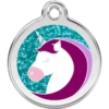 Hundemarke | Dog Tags Glitter Special | Anhänger -Heimtierbedarf Geschäft 0X UC AQ 01 Glitter einhorn 600x600