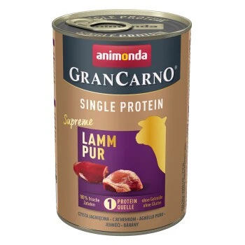 Animonda GranCarno Single Protein Supreme Lamm Pur 6x400 G 3 Animonda GranCarno Single Protein Supreme Lamm Pur 6x400 G