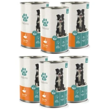 Fellicita Ente, Gans & Hirse 6x 400g 4 Fellicita Ente, Gans & Hirse 6x 400g - Image 2