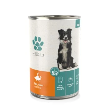 Fellicita Ente, Gans & Hirse 6x 400g 3 Fellicita Ente, Gans & Hirse 6x 400g