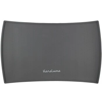 KaraLuna Napfunterlage Aus Silikon 60x40 Cm Geschwungen Grau 3 KaraLuna Napfunterlage Aus Silikon 60x40 Cm Geschwungen Grau