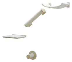 Kerbl Kletterwand Alps | Natur/Weiss | Für Katzen