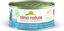Almo Nature Cat | Mit Thunfisch, Huhn & Käse | 6x 150 G Katzenfutter