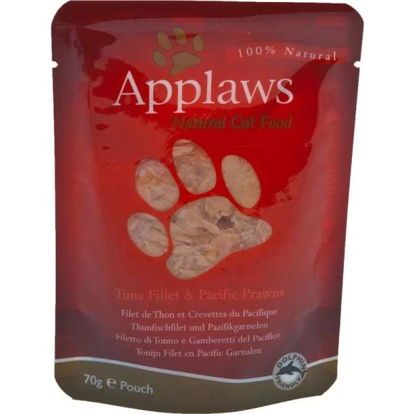 Applaws Cat | Thunfischfilet & Garnele | 12x 70g Frischebeutel 3 Applaws Cat | Thunfischfilet & Garnele | 12x 70g Frischebeutel