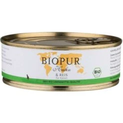 BIOPUR Cat | Mit Huhn & Reis |Glutenfrei | 6x200g