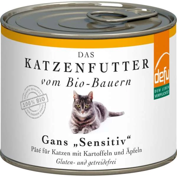 Defu Adult-Cat Paté | Mit Gans, Kartoffeln & Apfel | Bio Katzenfutter 3 Defu Adult-Cat Paté | Mit Gans, Kartoffeln & Apfel | Bio Katzenfutter