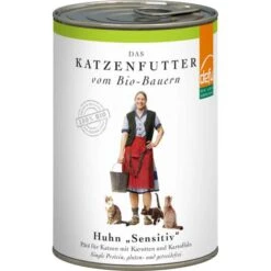 Defu Adult-Cat Paté | Mit Huhn, Kartoffeln & Karotten | Bio Katzenfutter