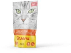 Josera Cat Paté | Mit Huhn & Spinat | 16x 85g Katzenfutter