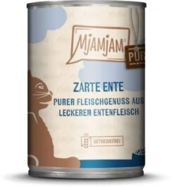 Mjamjam | Mit Ente Pur | 6 Dosen Katzenfutter