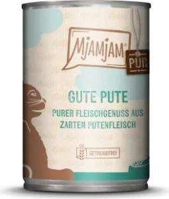 Mjamjam | Mit Pute Pur | 6 Dosen Katzenfutter