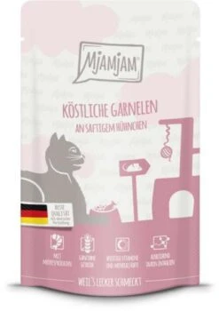 Mjamjam | Mit Garnelen & Hühnchen | 12x 125 G Katzenfutter