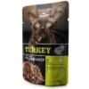 LEONARDO® Turkey & Extra Pulled Beef | 16x 70g Pouches Katzenfutter