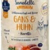 Sanabelle Schlemmertopf | Mit Gans & Huhn | 6 Dosen Katzenfutter -Heimtierbedarf Geschäft Sanabelle Gans Huhn 380gD 600x600