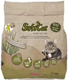 Softcat | 2x17 L Streu Aus Pflanzenfasern