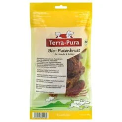 Terra-Pura Bio-Putenbrust Getrocknet | 200g Hunde & Katzensnacks