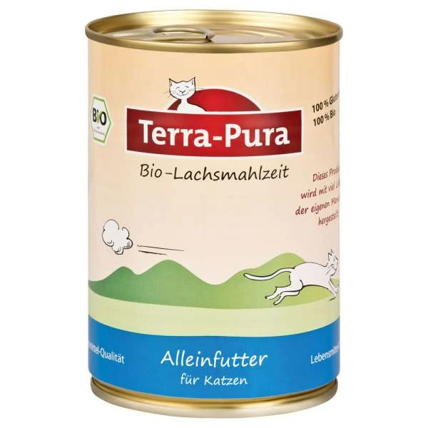 Terra-Pura Cat | Bio-Lachsmahlzeit | Glutenfrei 3 Terra-Pura Cat | Bio-Lachsmahlzeit | Glutenfrei