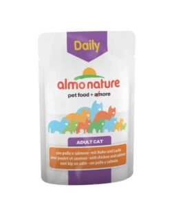 Almo Nature PFC Daily-Menü | Mit Huhn & Lachs | 30x70g