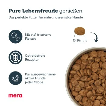 MERA Pure Sensitive Fresh Meat Truthahn & Kartoffel 4 Kg 4 MERA Pure Sensitive Fresh Meat Truthahn & Kartoffel 4 Kg – Bild 2