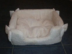 Baumwoll Bettchen Mit Schleife, 45x35x17cm