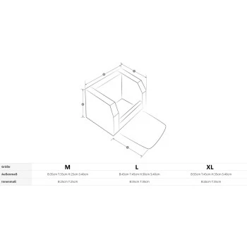 Knuffelwuff Autositz Cargo Für Den Vordersitz Schwarz M 4 Knuffelwuff Autositz Cargo Für Den Vordersitz Schwarz M - Image 2