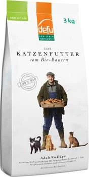 Defu Adult-Cat | Mit Geflügel | 3 Kg Bio Katzenfutter