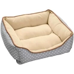Hunter Schlafplatz White Dots | Grau | 40 X 40 Cm | Für Hunde- Und Katzen