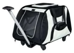 Trixie Trolley, 34x43x67cm, Schwarz-grau