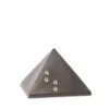 Tierurne Pyramide | Einfarbig | Vier Goldene Pfötchen | Urne Mit Perlmuttschillernder Oberfläche -Heimtierbedarf Geschäft voelsingtu 59 500 514 600x600